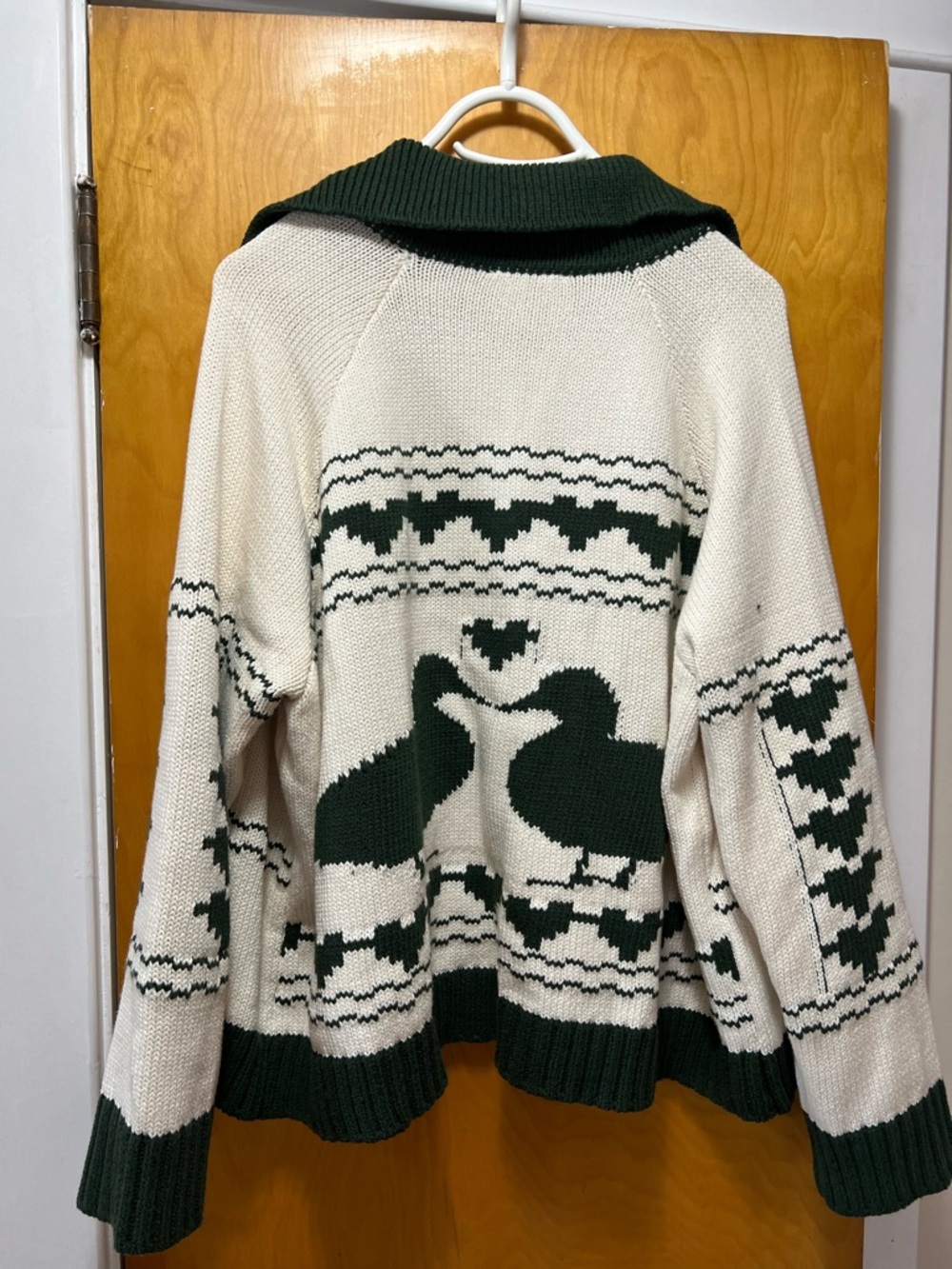 Anthropologie Duck Fair Isle Open Cardigan - Picture 10 of 11